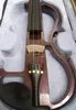 Violin 4/4 Högkvalitativ elektrisk violin Handcraft Violino Musikinstrument Violin Brasilien Wood Bow