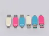 TF / SD 메모리 카드 판독기와 마이크로 USB 듀얼 슬롯 OTG 어댑터 1 1 USB 남성에 2 안드로이드 스마트 폰 태블릿 삼성에 대한 32 기가 바이트 4 8 16 기가 바이트