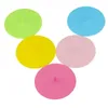 Creative Water-drop Silicone Cup Lid Colorful Cup Cover Eco-Friendly leakproof Mug Cap 8 Colors 10cm