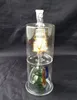 Bongs de vidrio de jacinto de vela clásicos - pipa de vidrio para fumar narguile Gongs de vidrio - plataformas petrolíferas bongs de vidrio pipa de vidrio para fumar narguile - vap- vaporiz