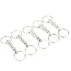 10st Premium Quick Release Pull-Apart Key Removable Handy Nyckelring Avtagbar Keychain Tillbehör med två splitringar till243