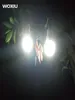 WOXIU Vacances de Noël Camping Rotatifportable Solaire LED Tente Ampoule Économie d'énergie Plage extérieure 3W 7W 12W étanche IP658586025
