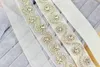 2022 Luxury Bridal Dress Belt Crystal Wedding Dress Sash Rhinestones Beaded Sashes Satin Tulle Handmade Real Picture In Stock