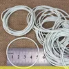 Wysokiej Jakości 500 sztuk / Pack 50mm White Color Guma Band Silne Elastyczne Zespół Szkoły Szkoły Darmowa Wysyłka Papelaria