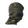 Wholesale- Mask respirator Camouflage Army Cotton Cycling Motorcycle Cap Balaclava Hats Full Face Mask bandana maske skateboard 1767 P40