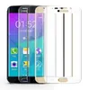 Partihandel 50st / Lot 3D Full Cover Högkvalitativ Ultra-Tunna Real Tempered Glass Skärmskydd för Samsung Galaxy S6 S7 Edge