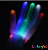 Flashing Finger Lighting Gloves Halloween Christmas dance fancy dress LED Colorful Rave magic Gloves Light show filler bag gift