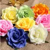 Têtes de roses écologiques Fleurs artificielles Rose Fleurs en plastique Faux tête de fleur Fleurs en soie de haute qualité Livraison gratuite