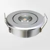 1W 3W mini LED -lampor Rund taklampor 110V 220V LED -panel Ljus infälld aluminiumlampa varm vit