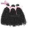 3pcs / lot extension de cheveux péruvien vague bouclée cheveux humains 8 30 trame de cheveux non transformés couleur naturelle 7a grade greatremy livraison directe