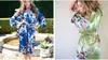 Partihandel - Kvinnor Sexig Nightwear Satin Underkläder Kimono Silk Kvinnor Nattkläder Långt Nattklänningar Kinesiska Kimono Kvinnor Nattkläder Pajama