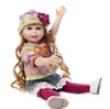 18-calowy odrodzenie baby lalki realistyczne amerykańskie dziewczyny pełne lalki winylowe jako prezenty urodzinowe