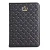 Luxe Designer Tablet PC Cases PU Lederen Schokbestendige Tablet Case met Rhinestone Crown voor iPad 2/3/4 Mini4
