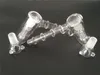 Glazen hamer 6 arm rokende buizen perc glas percolator bubbler as catcher water pijp glas water pijpen mini-bongs gratis verzending