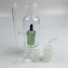 Bang de bang de bang en verre de 10 mm Pipes d'eau épais pyrex transparents pour fumer des plates-formes d'huile Bongs en verre mini bang de bécher coloré