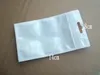 Sac d'emballage de détail à fermeture éclair en plastique blanc transparent, 1000 pièces, pour câble de données, chargeur de voiture, accessoires de téléphone portable, sac d'emballage 7180979