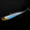 6 Renk Üst Poppers Balık Yem Balıkçılık Lures Yüzer Popper Poper Cazibesi Kanca Yemler Crankbait Mücadele 15.7g 10.5 cm