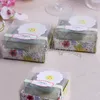 O ENVIO GRATUITO de 10 Sets Flor Sal e Pimenta Shaker Favores Do Partido Muito Bonitos Práticos Eventos Presentes Do Partido Grande Chá de Bebê