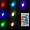 LED RGB Bulbo 3W 16 Color Mudança 3W LED Spotlights RGB LED Lâmpada Lâmpada E27 GU10 E14 GU5.3 com 24 chave de controle remoto 85-265V