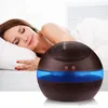 Großhandel 300 ml USB Ultraschall Luftbefeuchter Aroma Diffusor Diffusor Nebelhersteller mit blauem LED-Licht Kostenloser Versand