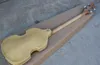 McCartney Hof H5001CT Contemporary Violin Deluxe 4 Strings Bass Natural Electric Guitar Flame Maple Top Back 2 511B Staple Pic4441982