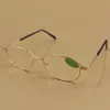 Lentes de vidro com armação de metal completa feminino masculino óculos de leitura unissex 100 a 4508676954