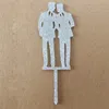 Groothandel- Acryl Glitter Goud/Silver Gay Men Paar Cake Topper Wedding Cake Topper Cake Toppers Party Decoration Supplies