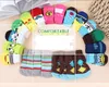 mode pet chien chaussettes pour l'hiver chaud mignon chiot chiens coton doux anti-dérapant tricot armure chaussettes fond de dérapage chien chat chaussettes vêtements 4pcs ensemble