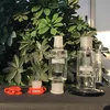 No.CS326 Big Glass Bongs Glass Pipes Light Recycler with Stereo Matrix Removable Perc Oil Rigs Clips 18mmジョイント付きソリッドベース