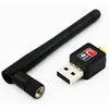 USB внешний Dongle Беспроводной Wi-Fi Wi-Fi адаптер беспроводной локальной сети 150M 150Mbps LAN Card маршрутизатор для портативных ПК 802.11b / г / п + 2 дБ Антенна OM-CH9