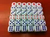 12mm Common White 6 Sided Dice D6 Party Drinken Game Dobbelstenen Mini Boson Goede prijs # N10