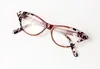 Nuevas gafas de lectura tipo ojo de gato para mujer, gafas de montura completa de resina para hombre, gafas de lectura de leopardo negro con diamantes, 10pcslot2340672
