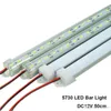 أضواء LED شريط DC12V 5730 LED أنبوب الشريط الصلبة LED مع U الألومنيوم قذيفة + غطاء PC أبيض دافئ أبيض بارد الأبيض