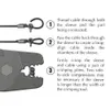 Alicate de friso manual para corda de fio, conjunto de ferramentas para mangas ovais de cobre e alumínio e mangas de parada de 01 mm a 22 mm5564485
