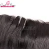 4 pcs mink pêlos lisos brasileiros com 13x2 lace encerramento frontal greaturemy mark virgem pacotes de cabelo humano com orelha a orelha frontal