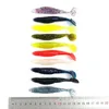 10 color Soft Jelly Lure Drop Shot Fishing Tackle Bait Jig Paddle Tail Sinking Silicone Fish Lures 11cm/6g