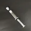 Hot Selling 1ml Luer Lock Luer Head Glass Syringe Glass Injector for Concentract oil Vaporizer Thick oil Cartridges vape carts