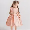 Kinderen Meisjes Jurk Kinderkleding Borduurwerk Prinses Jurk Bronzing Kinderkleding Jurken voor meisjes