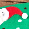 Christmas Wine Fles Covers Red Wine Bags Decoratie Santa Snowman Stijl met Rode Mooie Tie 2 stks met Retail Pakket Drop Shipping