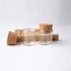 Tapones de cristal de 5G tapones botellas boca de cuerno 5 ml de vidrio de alta calidad / tarro de cristal Mini tubo de prueba