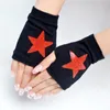 Wholesale Winter Spring Men Women Fingerless Gloves with Diamond Rivets Korean Fashion Half Finger Gloves Knitted Cool Sailor Dance GL-1