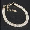 Мода корейский воротник цепи стиль чистый кристалл ожерелье преувеличение короткие Алмаз свитер ожерелье нагрудник заявление ожерелья для женщин Девушки