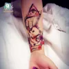 19 * 12 cm Tatuagens temporárias falsos À Prova D 'Água tatuagem adesivos body art Pintura para decoração do partido etc misto cervo coruja gato