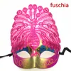 Satış Lüks tavus üzerinde yarım yüz Venedikli Masquerade Partisi Pullu Cadılar Bayramı Kostüm Karnavalı Dans Maske mix renk ücretsiz gönderim Maskesi