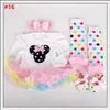 Meninas quentes Do Bebê Roupas Definir Natal Recém-nascidos Roupas Infantis Da Criança Do Bebê Meninas Romper Tutu Vestido + Leg Warmer + Sapatos + Headband 4 PCS Outfit Set