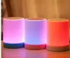 Multifunktionell smart bärbar trådlös Bluetooth-högtalare med berörbar induktion LED-tabelllampa / nattljus TF-kort