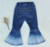 3 Styles New 2018 Fashion kids Children Jeans girls Trousers Baby Girls Flare pants children pantyhose tights long pants bell bell7690131