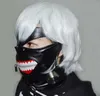 Masque de goule de Tokyo de haute qualité mascaras effrayants masques d'Halloween Cosplay Kaneki Ken masque de coton dégraissant PU Party Prop masque d'horreur Anime