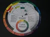 10x Tattoo Pigment Color Wheel Chart fornisce Art Paper Mix Studio utili inchiostri per tatuaggi rotondi ruote colorate