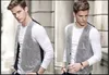 Fall-Man Vest Stage Bar Service Bright Cover Cardigan Gilet Performance Show Sans Manches Sequin Avec Ceinture Formelle Hommes Gilets